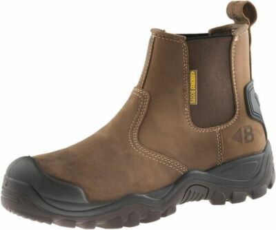 Buckler Buckshot BSH006BR Dark Brown Work Safety Dealer Boots UK Sizes 6-13  UK