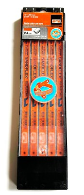 100 BAHCO BY SNAP-ON 10'' HACKSAW BLADES 24TPI SANDFLEX BI-METAL #3906-250-24-100