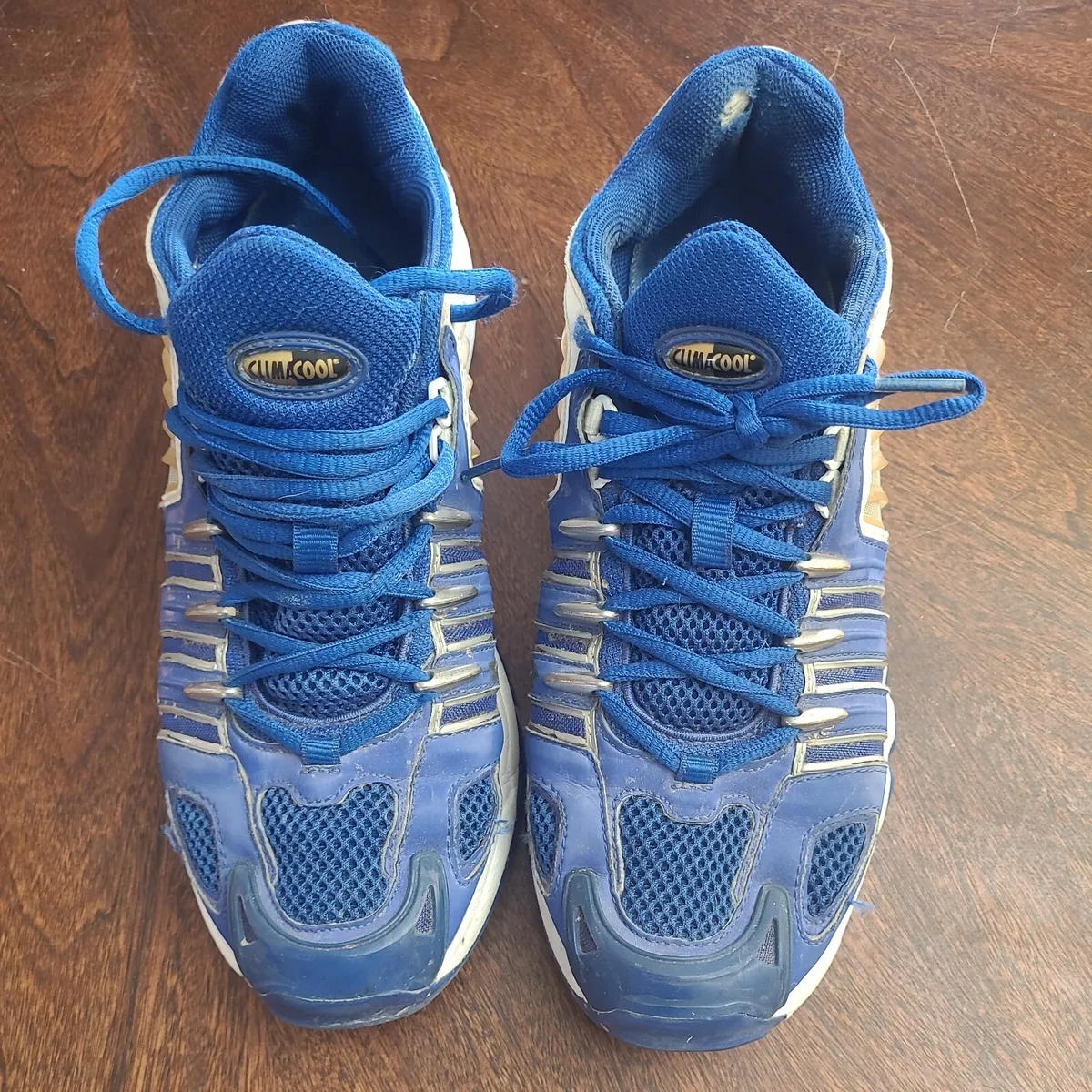 2006 Adidas AdiPrene Torsion System Blue Gold Running Shoes