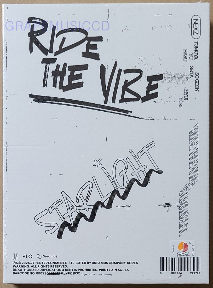 NEXZ Ride the Vibe 1ST SINGLE ALBUM K-POP CD SEALED | eBay