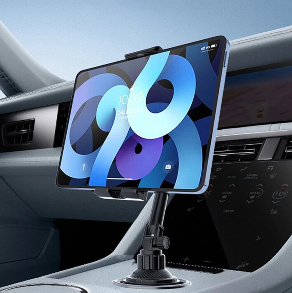 Universal Car Mount Car Cup Holder Phone Stand For 4.7-12.9" iPhone iPad Tablet - Image 3 of 4