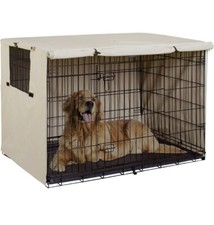 Land Dog Crate Cover Durable Polyester Universal 24  Tan NEW