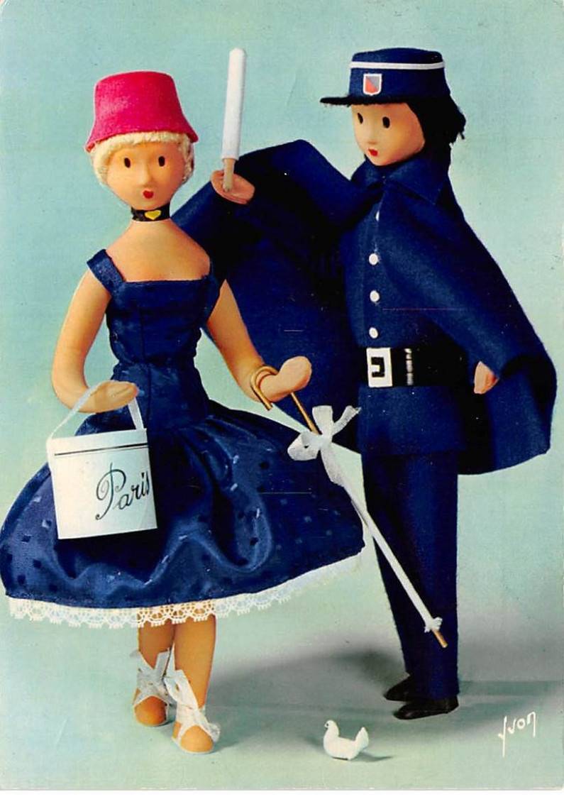 Illustrators SAN58296 Peynet Card 16 The Lovers of