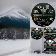 2016 STANLEY CUP PLAYOFFS PARTICIPANTS HOCKEY PUCK INGLASCO MADE IN SLOVAKIA NHL