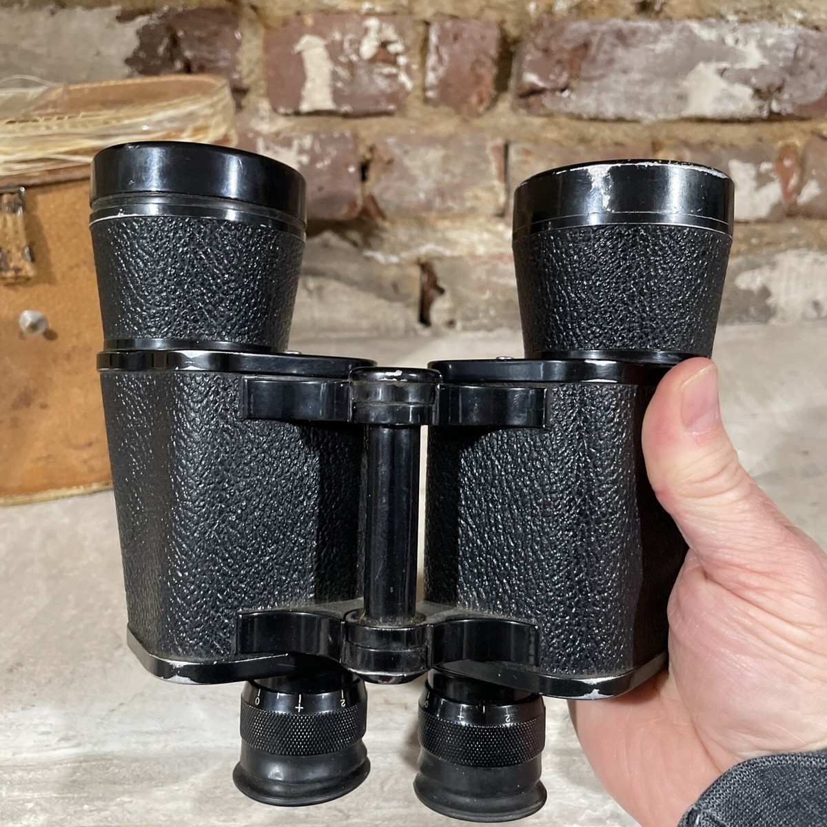 Vtg Skyline Coated Binocular 7x50 No.71666 KMO Field 7.1deg