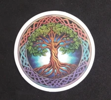 Beautiful Lattice Around The Tree Of Life Sticker 2" (S)