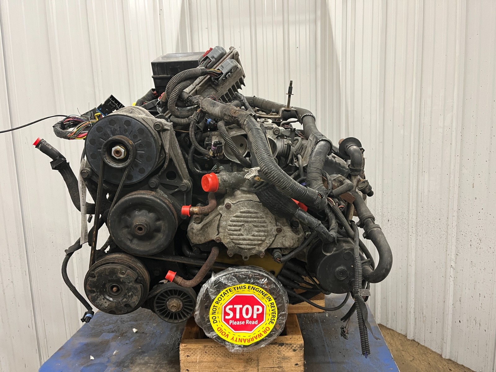 94 Engine 94-95 CADILLAC FLEETWOOD ENGINE MOTOR DROP OUT WITH COMPUTER ...