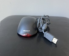 Microsoft Wheel Mouse Optical USB PS/2 Compatible X802382 Black
