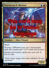 MTG 2x STORMCATCH MENTOR EXC - MENTORE PARATEMPESTE 234 - BLB - MAGIC