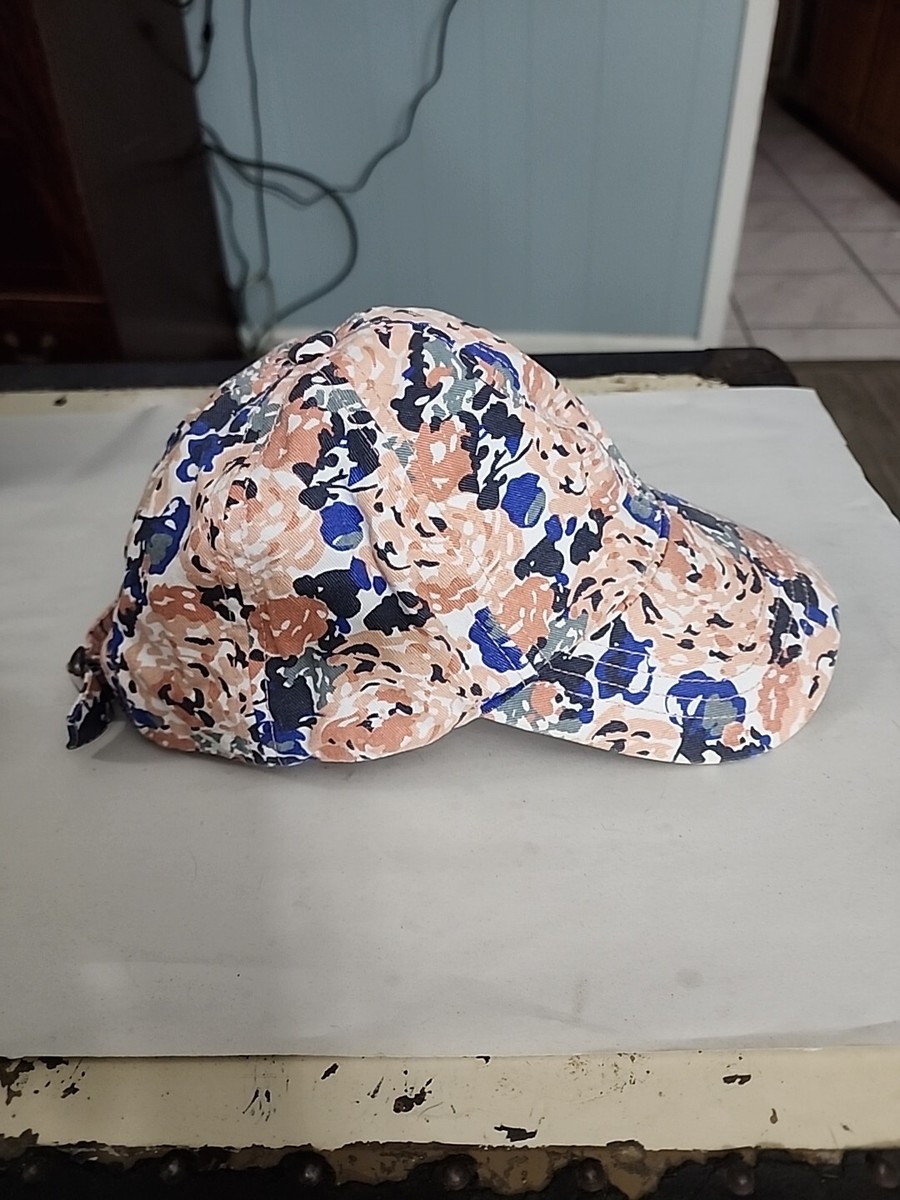 American Eagle Outfitters Floral Embroidered Eagle Logo Strapback Cap Hat American Eagle Outfitters Floral All Over Print AOP  main image 4