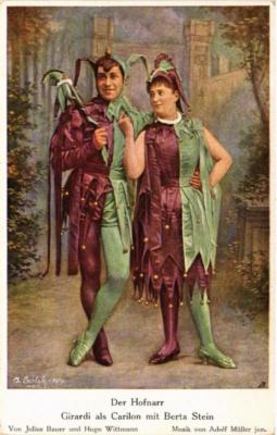 CPA AK Girardi als Carilon mit Berta Stein THEATER STAR (643561)