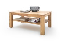 Couchtisch Wohnzimmertisch Asteiche-Massiv Rechteckig GeöLt 105 Cm Paula