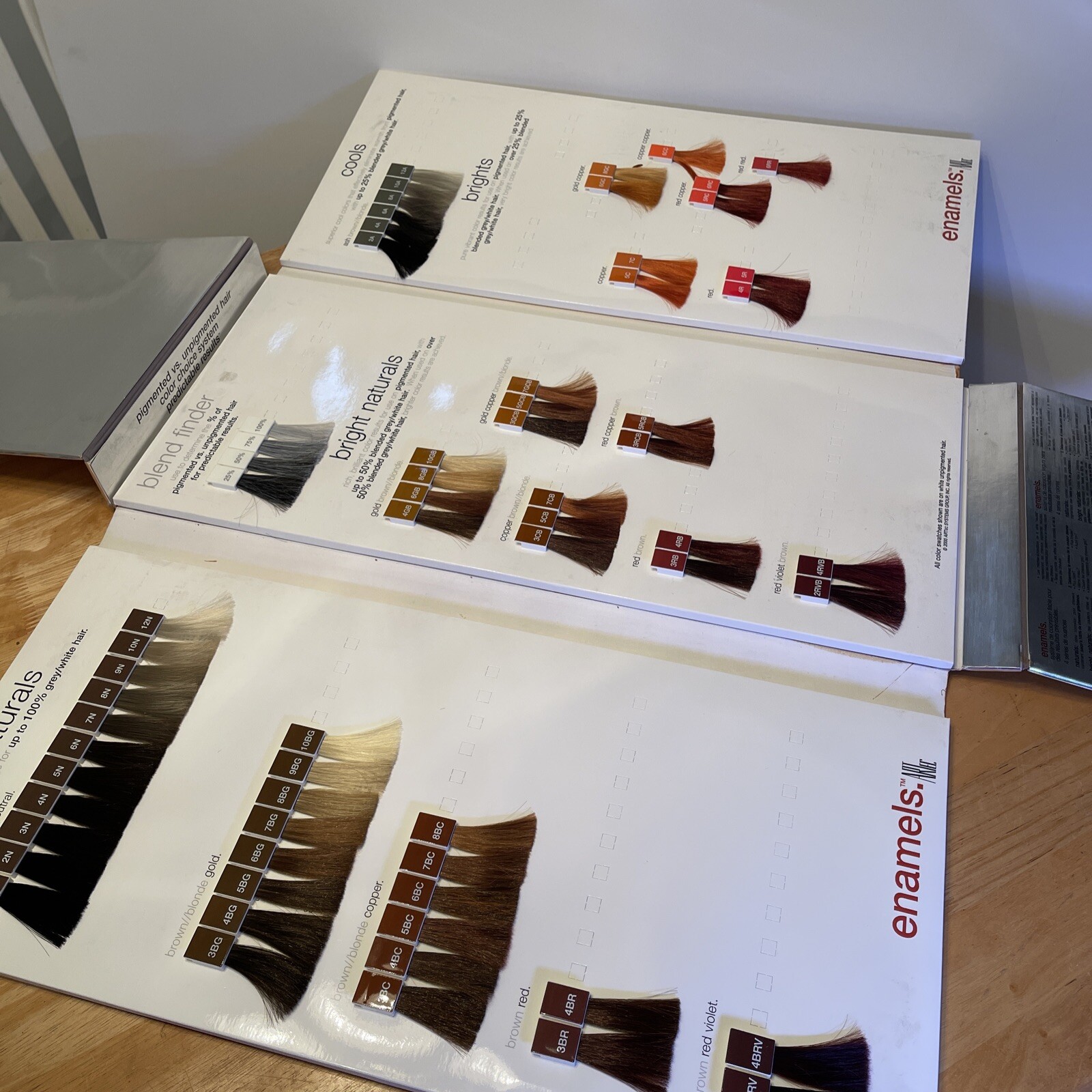 Redken High Gloss Enamels Color Hair Swatch Book