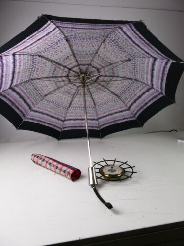 Ancien Baromètre et Vintage Knirps Parapluie Combo M-4722 - Photo 1/11