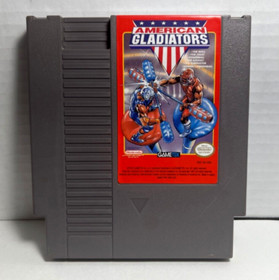 American Gladiators (Nintendo NES, 1993) w Manual - Tested! Works!