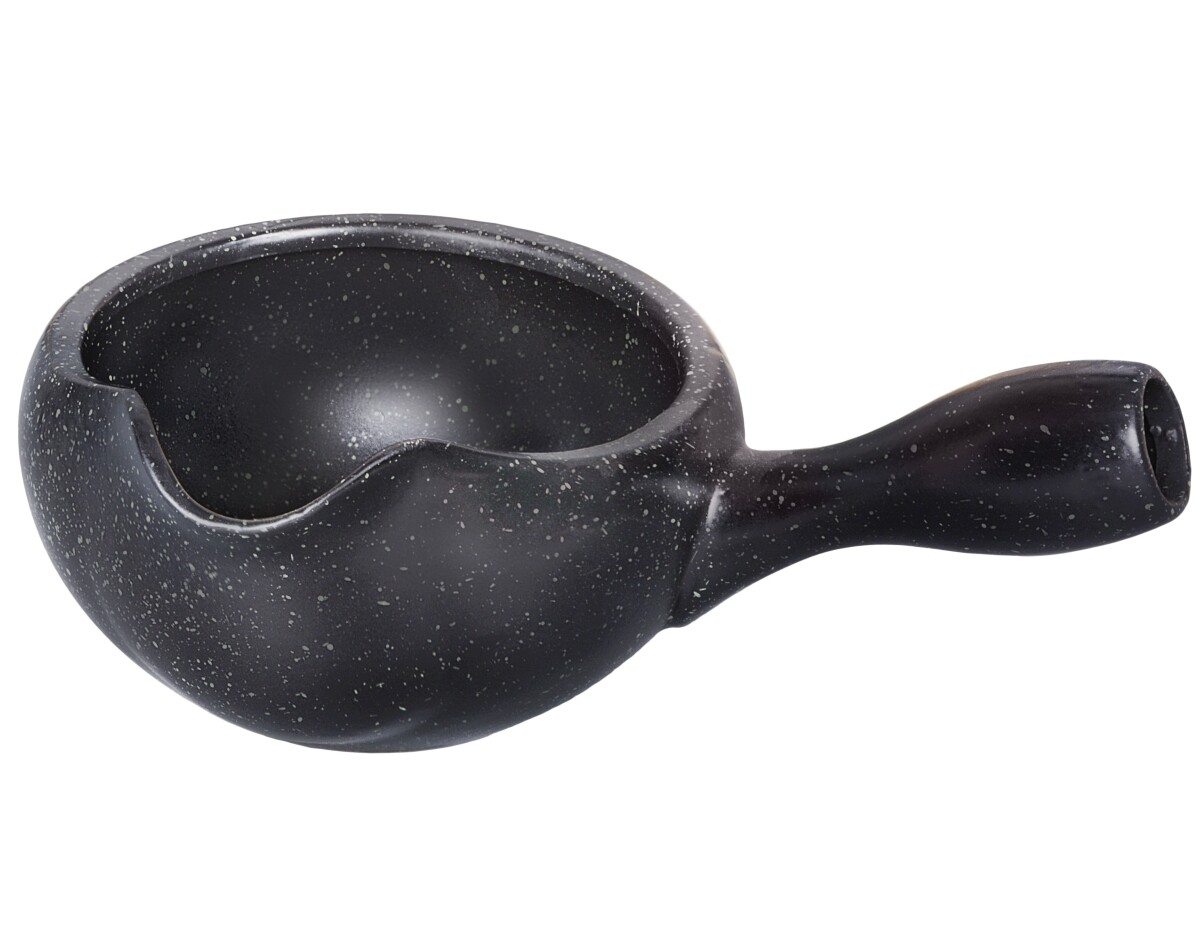 Matcha Schale / Teeschale / Anschlagschale 450ml, anthrazit, handgefertigt