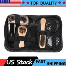 New Shoe Cleaning Polish Shine Care Kits Set For Leather Boots Shoes Sneakers