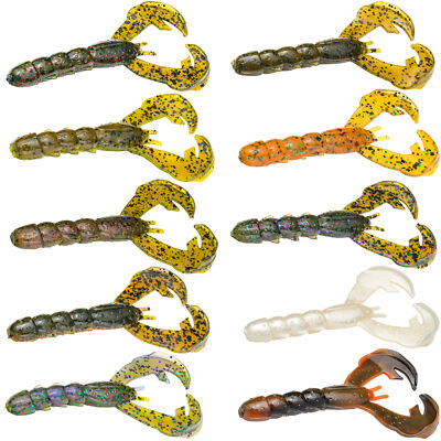 Strike King Rage Baby Craw 7,5cm - 9 Gummikrebse, Softbaits, Krebsimitate, Köder