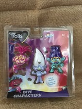 Dreamworks Trolls World Tour Dive Characters 3pk New Free Shipping