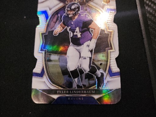 Tyler Linderbaum Panini Select #74 Die-Cut White