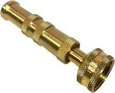 Brass Hose Nozzle - Made in the U.S.A.
