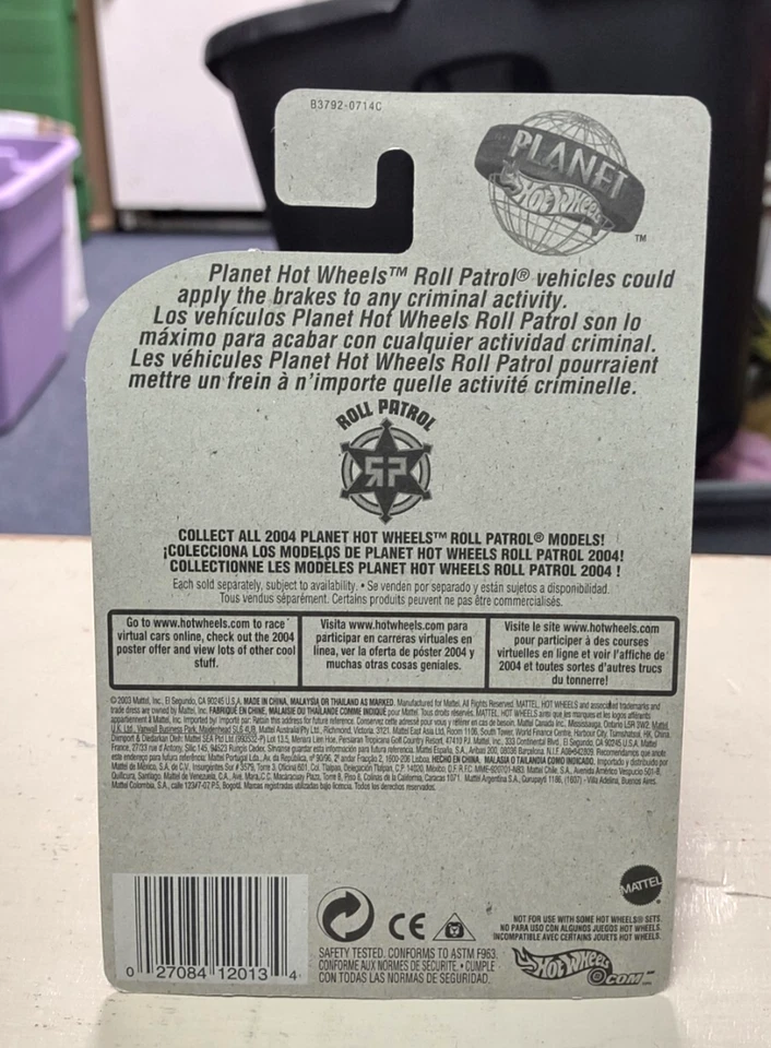 Scooter Hot Wheels Roll Patrol Scorchin' 2004 #194 azul motocicleta nuevo como nuevo C15 Foto 2 de 2