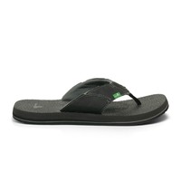 Sanuk Men's Fault Line Flip-flop Charcoal 10 on sale Sanuk Men's Fault Line Flip-flop Charcoal 10 on sale