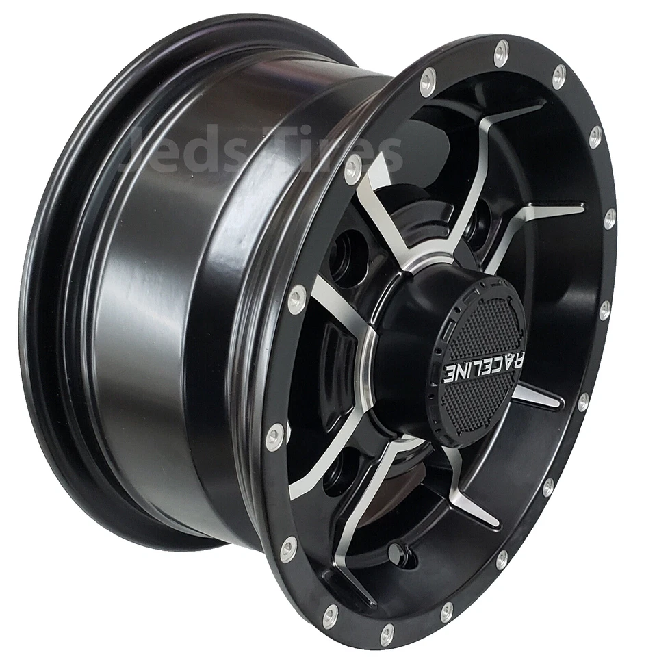 Llanta delantera Raceline Mamba Sport 10x5 4/110 3+2 algunas Honda TRX250X 1986-87 Foto 3 de 4