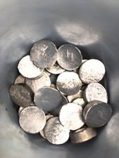 45 Pounds of Pure Lead Ingots...Cleaned and Fluxed...FREE PRIORITY SHIPPING 