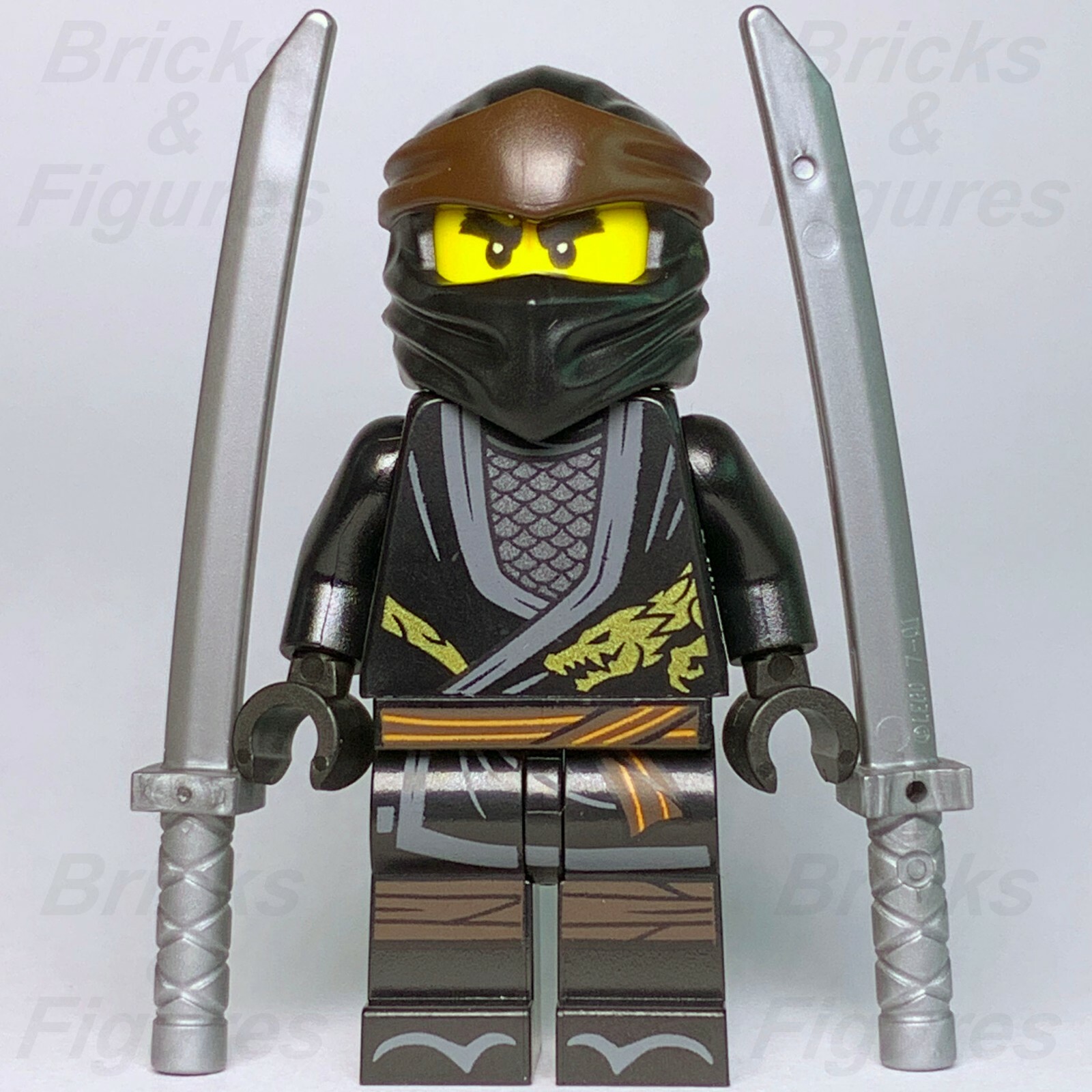 LEGO Ninjago Legacy Minifigure - ninja Cole, black robe & mask