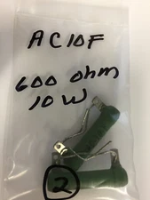 AC10F 600 OHM 10 WATT CLAROSTAT RESISTORS 2 PCS