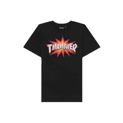 Authentic Supreme Thrasher Skyline Tee Black-M | eBay