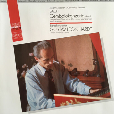 LP Bach / C.P.E. Bach Cembalokonzerte d-moll DMM NEAR MINT RCA Gold Seal