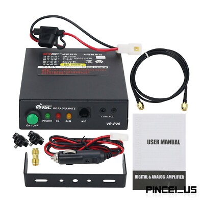 VRP25×2 V48×2 VGC VR-P25 UHF Analog and DMR Radio Amplifier