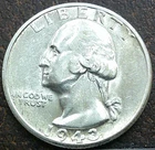 1943-S Washington Quarter — photo from another recent sale