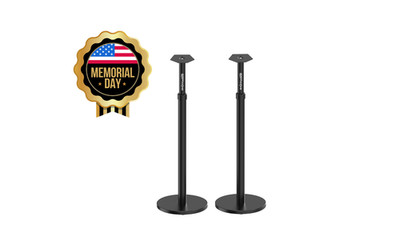 Nakamichi Shockwafe Wireless  Speaker Stands (Set of 2)