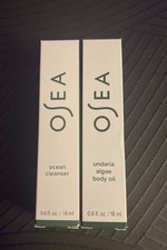 Osea Skincare Duo Ocean Cleanser & Undaria Olejek do ciała ~ Fabrycznie nowy z metką ~ Rozmiar podróżny ~ Sugerowana cena detaliczna 38 USD