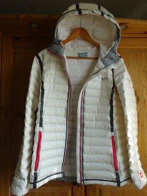 Columbia Titanium Daunenjacke Damen Gr. L weiß Winterjacke Skijacke Wanderjacke