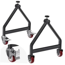 Wire Spool Rack Portable Cable Caddy with Wheels, Wire Cable Caddy With Wheels