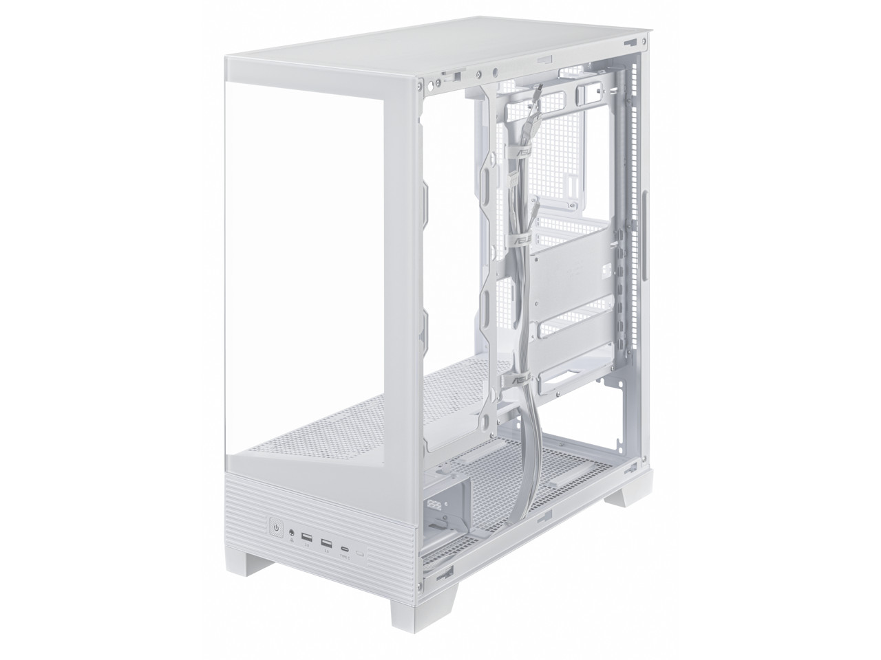 Игровой корпус ASUS A31 White ATX Mid-Tower Gaming Case двустороннее закаленное стекло безрамочный D