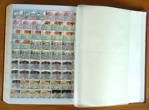 Stock Book Stamp Album Containing GB Commemorative Stamps 16 Pages-32 Sides - 第 20/20 張圖片