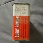 Antique Crown Colony Curry Powder Metal Spice Tin Advertising Red White 1965 — photo 4