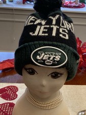   47 Brand NFL New York Jets Unisex Beanie Toboggan Winter Hat Cap Green Black