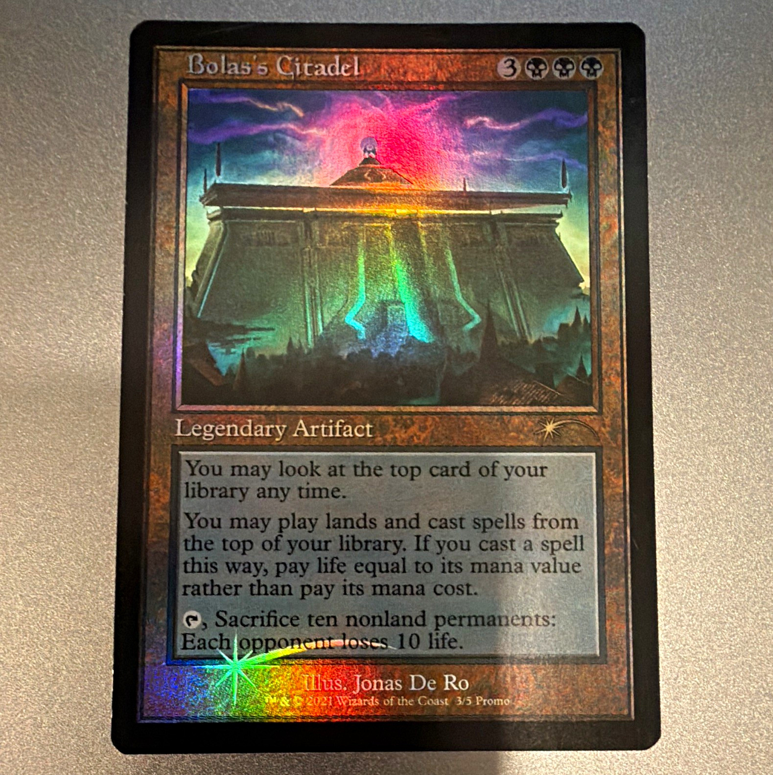 Magic: The Gathering Bolas's Citadel Retro Frame Promo FOIL English WPN 3
