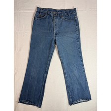 Vintage Levis 517 Orange Tab Jeans Mens 33x30 Medium Wash Bootcut Denim 70s 80s
