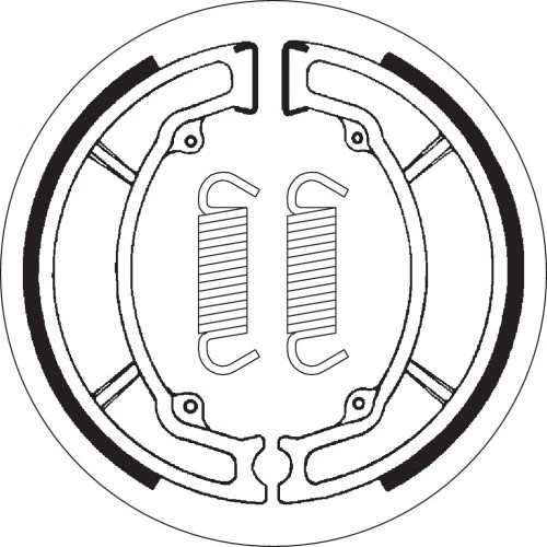 Zapatas de freno Sbs Sbs 2034 Foto 2 de 4