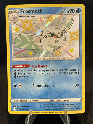 Pokémon TCG Frosmoth SV034/SV122 Shining Fates Shiny Vault Baby Shiny Holo EN NM