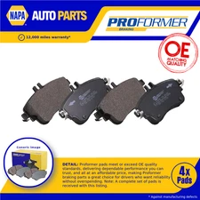 Brake Pads Set fits MERCEDES B180 W246 1.6 Front 11 to 18 Proformer Quality