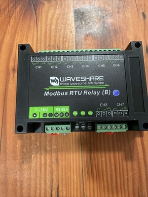 Waveshare Modbus Rtu Relay (B) RS485 7-36V