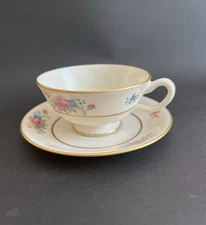 Vintage Lenox Rose Fine China Rose Tea Cup & Saucer J-300